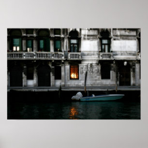 Póster venice at night