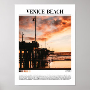 Póster Venice Beach Los Angeles California Estados Unidos