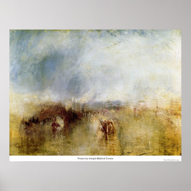 Póster Venice by Joseph Mallord Turner (Frente)
