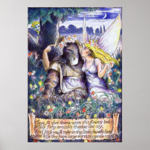 Póster Venido siente el downe del thee sobre esta cama