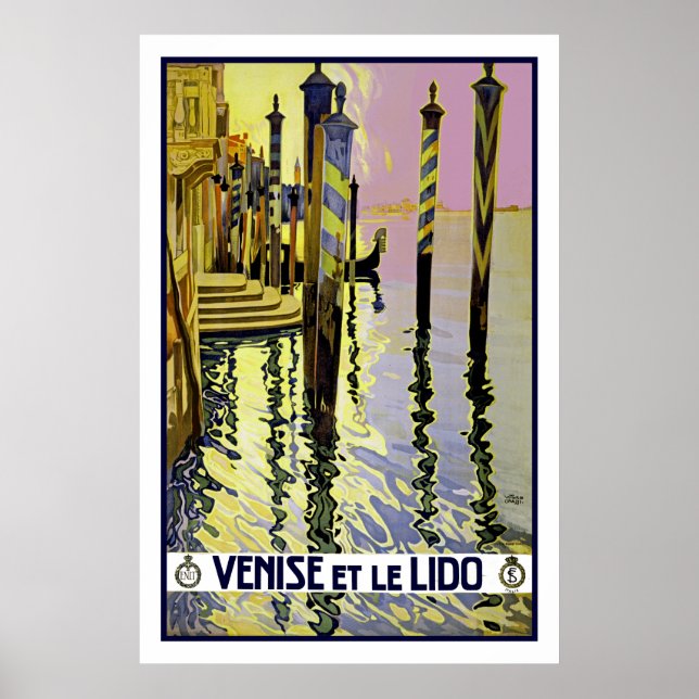 Póster Venise et le Lido (Frente)
