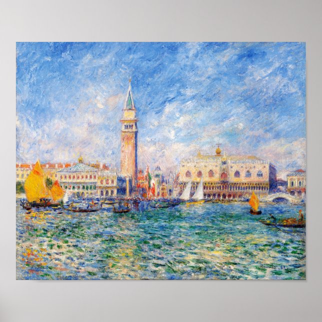 Póster Venise, Venecia, Renoir (Frente)
