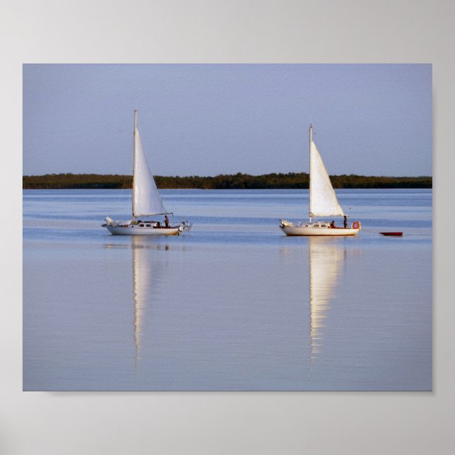 Póster Venta de dos veleros por semana 8x10 (Frente)