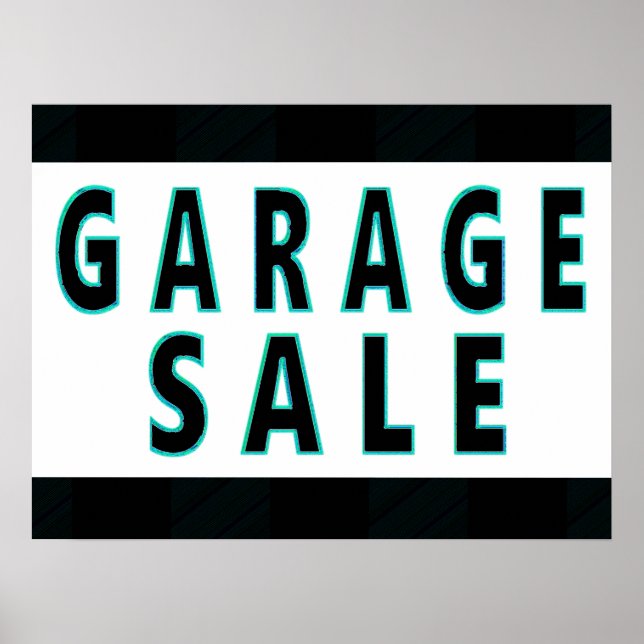 Póster Venta de Garage (Frente)