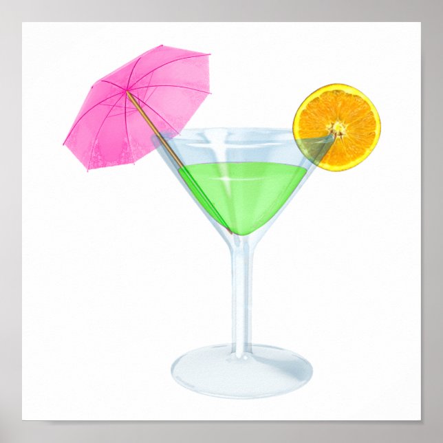 Póster VENTA! Poster de cócteles por SRF (Frente)