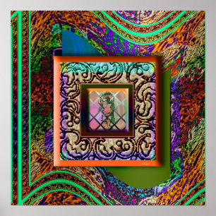 Póster Ventana Ángel Cherub