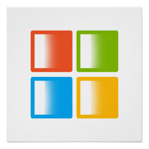 Póster Ventana Arte de Microsoft