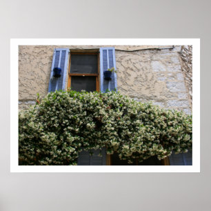 Póster Ventana azul