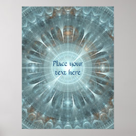 Póster Ventana Catedral de navidades