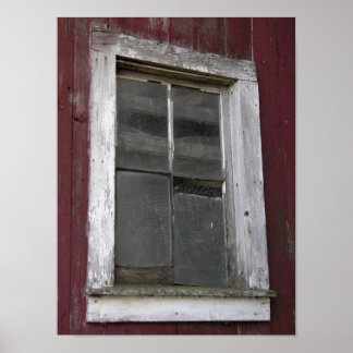 Póster Ventana de barra antigua