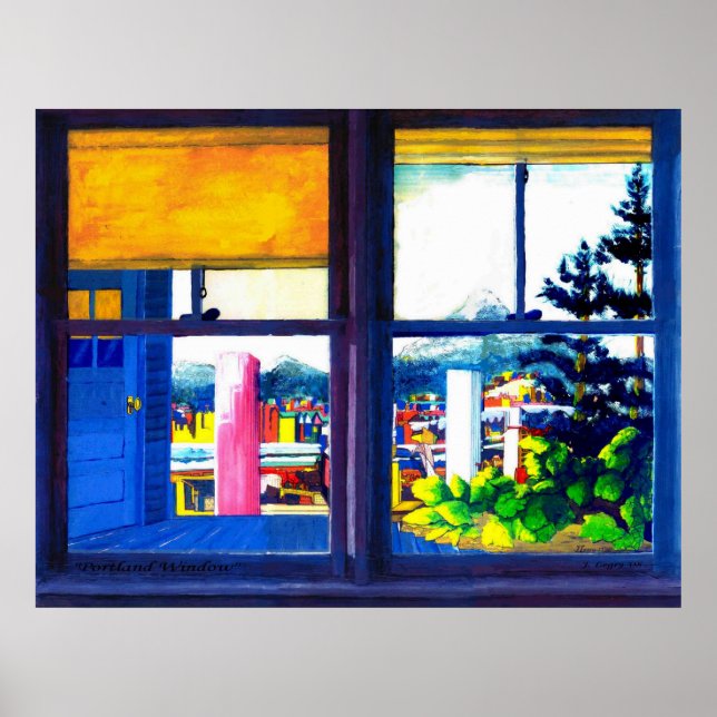 Póster Ventana de cocina - Poster (Frente)