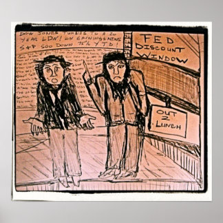 Póster Ventana de descuento de FED