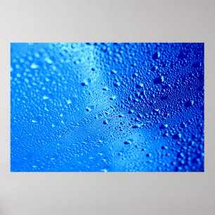 Póster Ventana de fondo de vidrio húmedo