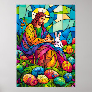 Póster Ventana de la Iglesia de Jesucristo de Pascua