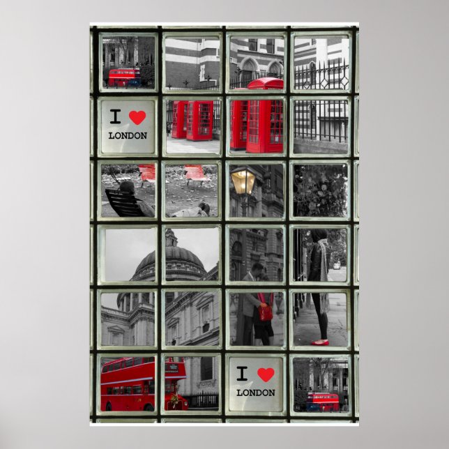Póster Ventana de London Sights (Frente)