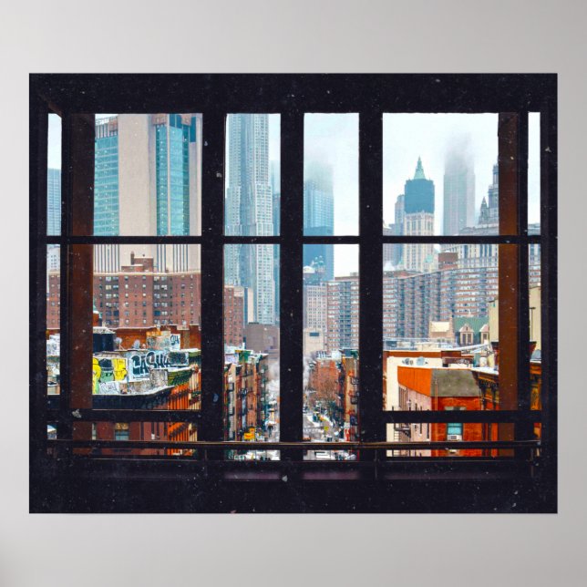 Póster Ventana de Nueva York (Frente)