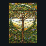 Póster Ventana de vidrio manchado de árbol de vida/tiffan<br><div class="desc">Arte Vintage. Magnífico,  ¡¿verdad?!</div>