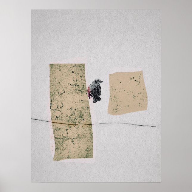 Póster Ventana Door Bird (Frente)