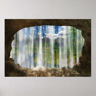 Póster Ventana en el Poster Cwm