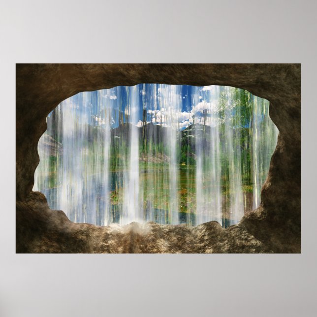 Póster Ventana en el Poster Cwm (Frente)