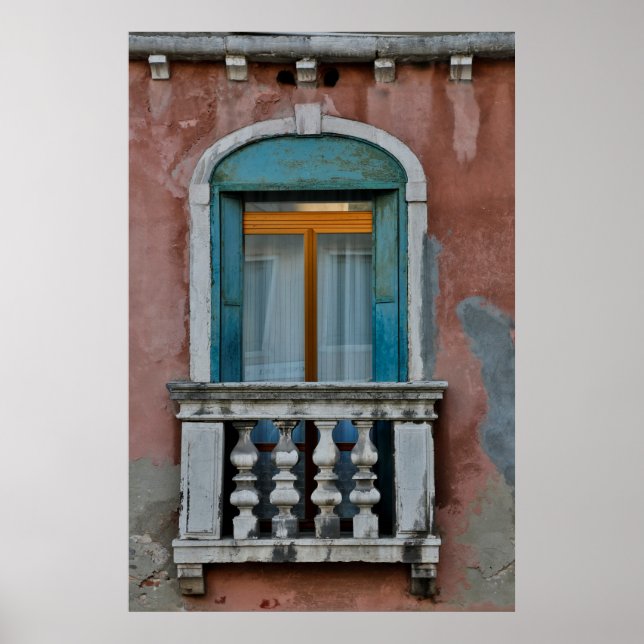 Póster Ventana En Venecia (Frente)