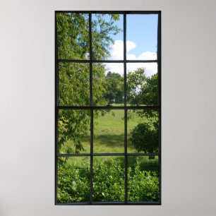 Póster Ventana falsa