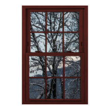 Ventana falsa - Ilusión - Winter Woods View 2 de 2
