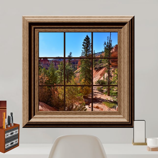 Póster Ventana falsa Relajación Vista Cañón de Bryce Utah (Subido por el creador)
