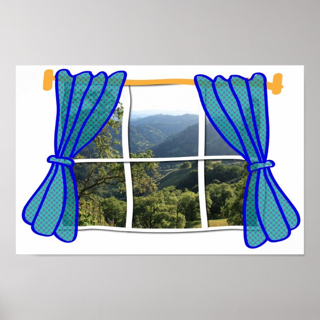 Póster Ventana falsa sin ventana (Frente)