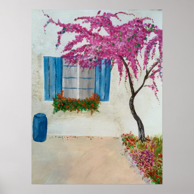 Póster ventana griega (Frente)