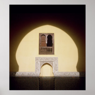 Póster Ventana marroquí típica