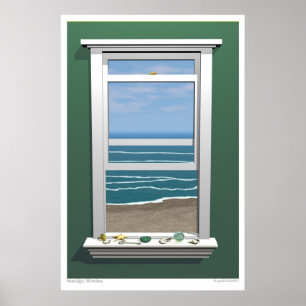 Póster Ventana nostálgica