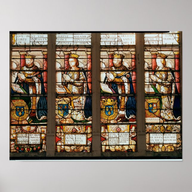 Póster Ventana que representa a Francois de Bourbon (Frente)