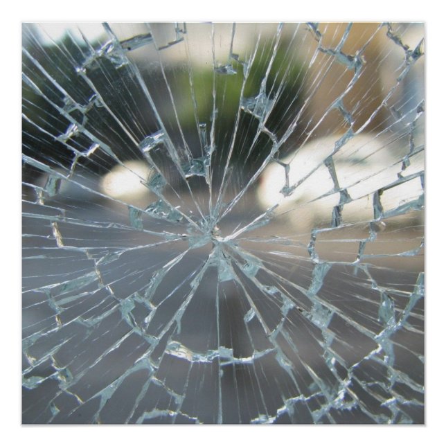 Póster ventana rota (Anverso)