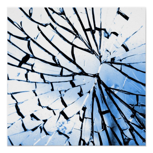 Póster ventana rota (Anverso)