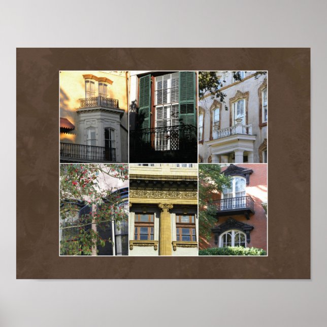 Póster Ventanas de Savannah (Frente)