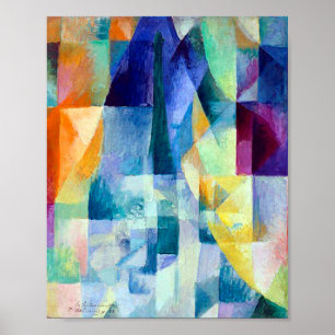 Póster Ventanas simultáneas de Robert Delaunay