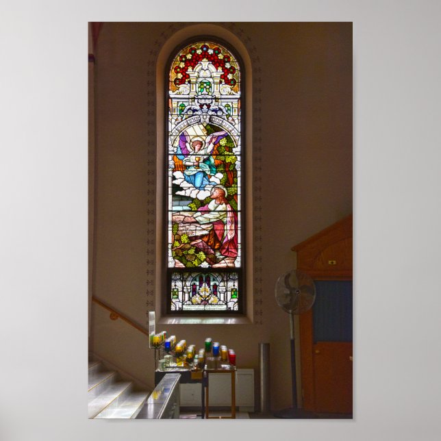 Póster Ventanilla de vidrio templado St. Fidelis, Victori (Frente)