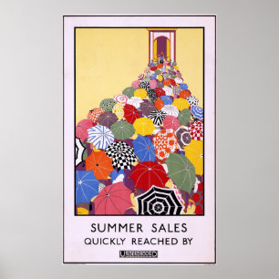 Póster Ventas del verano alcanzadas rápidamente por el