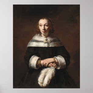 Póster Ventilador de Ostrich-Feather - Poster Bella Artes