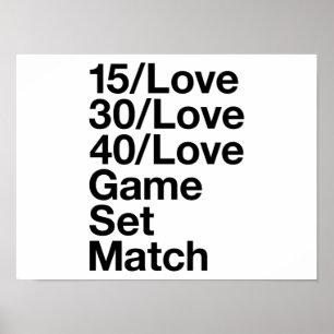 Póster Ventilador del TENIS