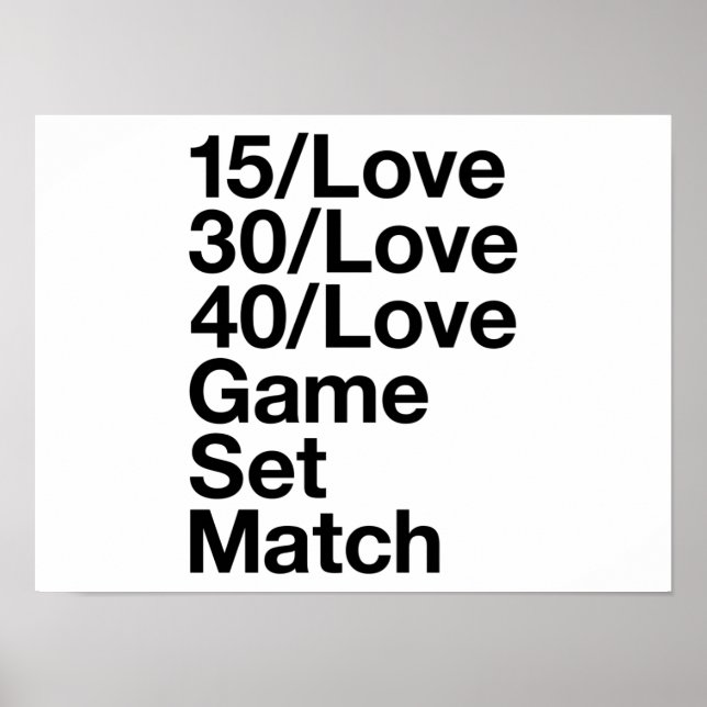 Póster Ventilador del TENIS (Frente)