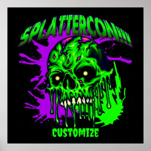 Póster Ventiladores de Dresden SplatterCon