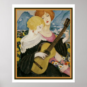 Póster "Ventile de Capri" Gerda 1923 Wegener 16 x 20