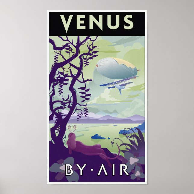 Póster Venus by Air (Frente)