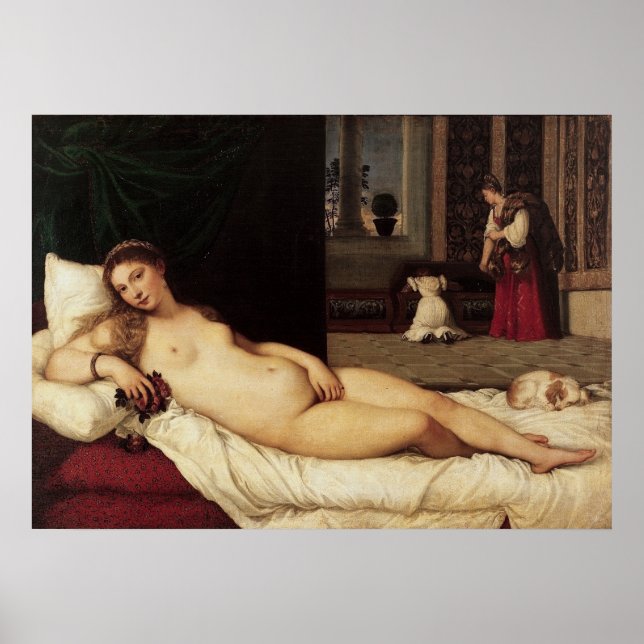 Póster Venus de la Venecia Urbino Titian 1538 (Frente)