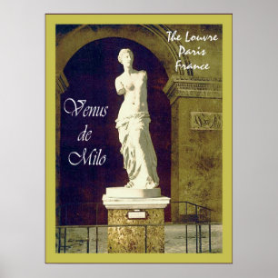 Póster Venus de Milo ~ El Louvre ~ París ~ Viñage