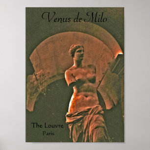 Póster Venus de Milo Louvre Poster