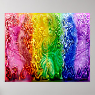 Póster Venus de Rainbow Poster