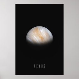 Póster Venus - El gemelo de la Tierra y el planeta más ca